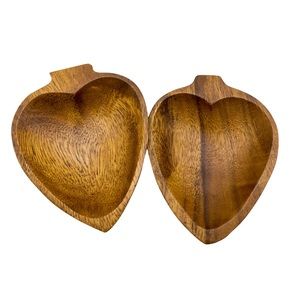 Boho Wooden Spade Small Trays / Bowls - Set of 2